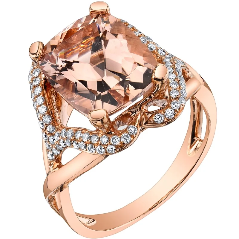 Ruby Gemstone Rings in 14K Yellow Gold with a Solitaire Setting for a Classic and Bold StatementOravo 5.25 ct Morganite Radiant and Diamond Ring in 14k Rose Gold Ruby Gemstone Rings in 14K Yellow Gold with a Solitaire Setting for a Classic and Bold StatementOravo 5.25 ct Morganite Radiant and Diamond Ring in 14k Rose Gold
