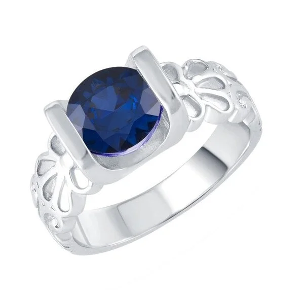 Topaz Gemstone Rings in 10K Gold with a Channel - Set Design for a Contemporary and Durable OptionSterling Silver with Blue Sapphire Solitaire Ring Topaz Gemstone Rings in 10K Gold with a Channel - Set Design for a Contemporary and Durable OptionSterling Silver with Blue Sapphire Solitaire Ring