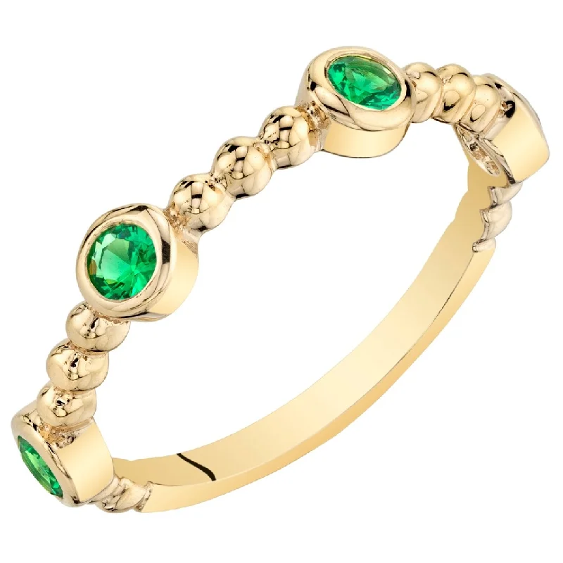 Jasper Gemstone Rings in 18K Gold Vermeil with a Matte Finish for a Subtle and Elegant LookYellow Tone Simulated Emerald Stackable Ring in Sterling Silver Jasper Gemstone Rings in 18K Gold Vermeil with a Matte Finish for a Subtle and Elegant LookYellow Tone Simulated Emerald Stackable Ring in Sterling Silver