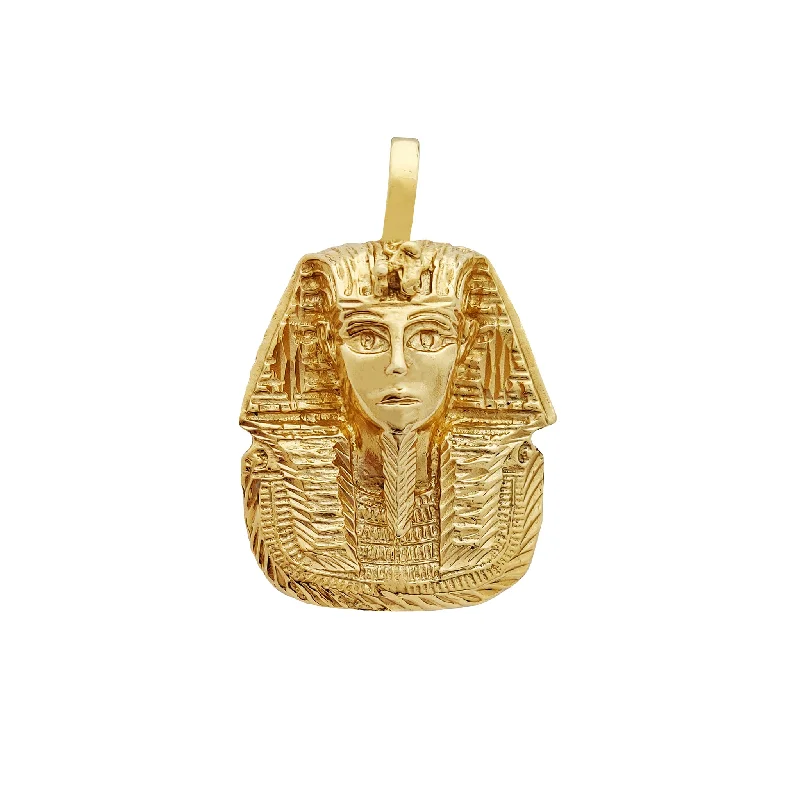 Customized Birthstone Pendant with Engraved Name for a Personalized Touch3D Pharaoh Head Pendant (14K) Customized Birthstone Pendant with Engraved Name for a Personalized Touch3D Pharaoh Head Pendant (14K)