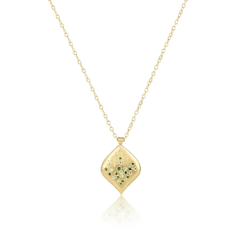 Dainty Gold - Plated Angel Wing Pendant Necklace for Sensitive Skin OwnersEmerald Andromeda Pendant Necklace Dainty Gold - Plated Angel Wing Pendant Necklace for Sensitive Skin OwnersEmerald Andromeda Pendant Necklace
