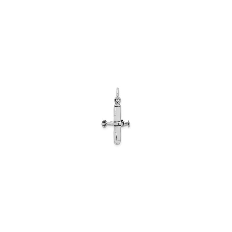 LED - Illuminated Moon Pendant Necklace for Nighttime EventsAntique Vintage Airplane Charm (Silver) LED - Illuminated Moon Pendant Necklace for Nighttime EventsAntique Vintage Airplane Charm (Silver)
