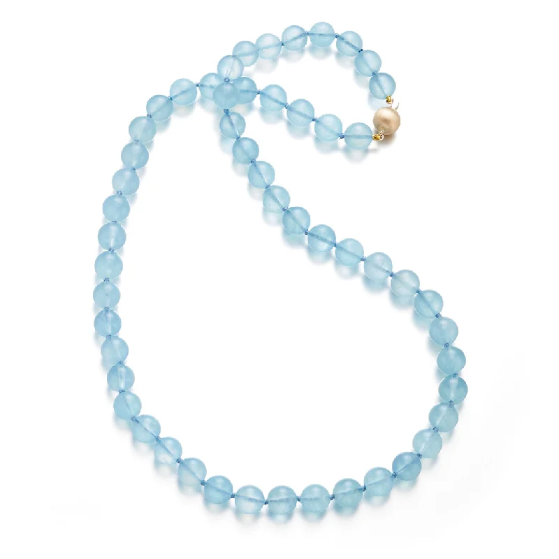 Heart - Shaped Garnet Pendant Necklace with a Pearl - Accented Chain for a Romantic Valentine's Day10mm Aquamarine Long Necklace Heart - Shaped Garnet Pendant Necklace with a Pearl - Accented Chain for a Romantic Valentine's Day10mm Aquamarine Long Necklace