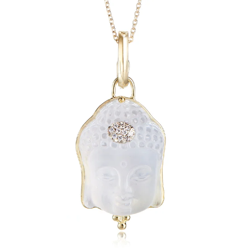 Dainty Gold - Plated Angel Wing Pendant Necklace for Sensitive Skin OwnersRock Crystal Buddha Pendant Dainty Gold - Plated Angel Wing Pendant Necklace for Sensitive Skin OwnersRock Crystal Buddha Pendant