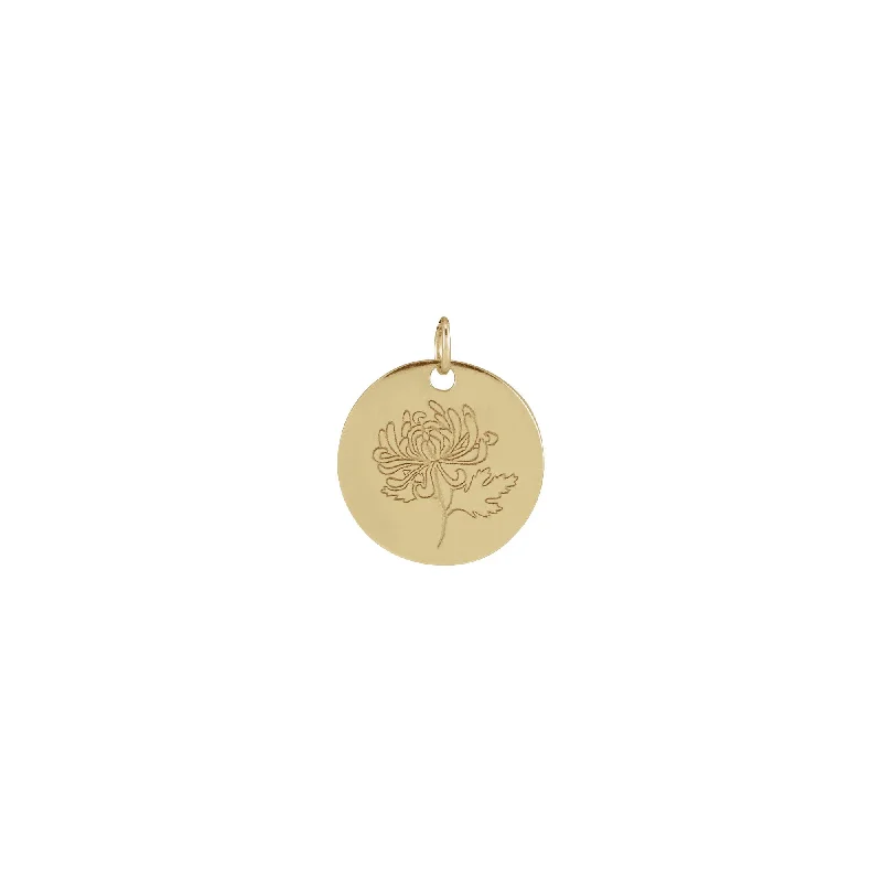 Pave - Set Cubic Zirconia Crown Pendant Necklace for Little Princess - Themed Birthday PartiesChrysanthemum November Birth Flower Pendant Pave - Set Cubic Zirconia Crown Pendant Necklace for Little Princess - Themed Birthday PartiesChrysanthemum November Birth Flower Pendant
