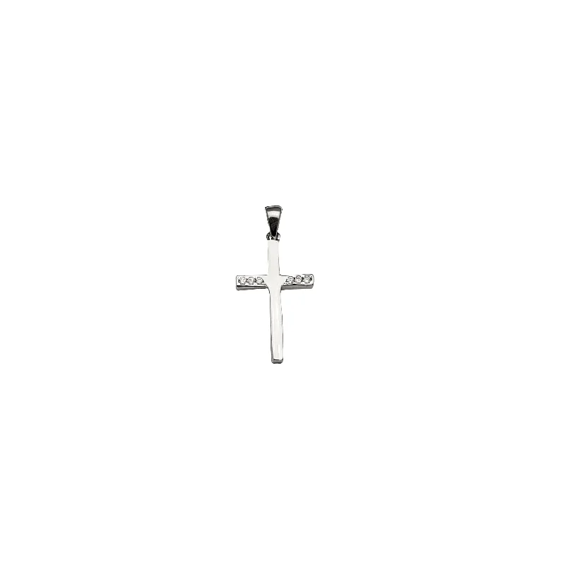 Magnetic - Closure Pendant Necklace with a Hidden Compartment for Secret KeepersDainty Cross Pendant (Silver) Magnetic - Closure Pendant Necklace with a Hidden Compartment for Secret KeepersDainty Cross Pendant (Silver)