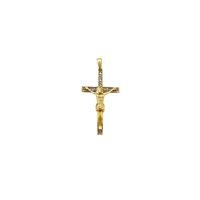 Customized Birthstone Pendant with Engraved Name for a Personalized TouchDiamond Crucifix Pendant (14K) Customized Birthstone Pendant with Engraved Name for a Personalized TouchDiamond Crucifix Pendant (14K)