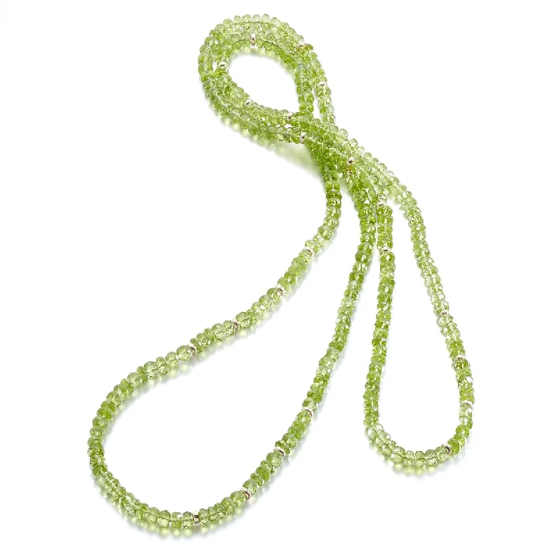 Magnetic - Closure Pendant Necklace with a Hidden Compartment for Secret KeepersFaceted Peridot & Gold Rope Necklace Magnetic - Closure Pendant Necklace with a Hidden Compartment for Secret KeepersFaceted Peridot & Gold Rope Necklace