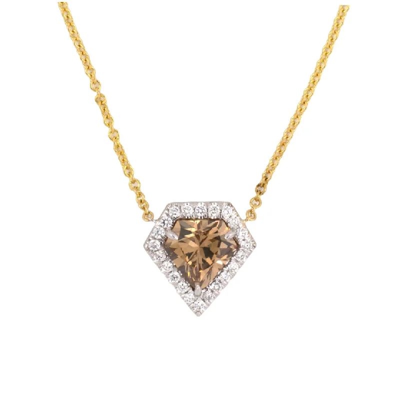 Antique - Inspired Filigree - Worked Cross Pendant Necklace for Religious CeremoniesYellow-Brown Diamond Pendant Necklace Antique - Inspired Filigree - Worked Cross Pendant Necklace for Religious CeremoniesYellow-Brown Diamond Pendant Necklace