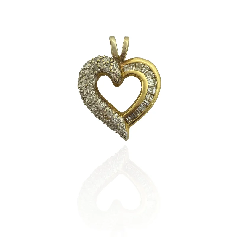 Pave - Set Cubic Zirconia Crown Pendant Necklace for Little Princess - Themed Birthday PartiesAsymmetric Heart Outline Diamond Pendant (14K) Pave - Set Cubic Zirconia Crown Pendant Necklace for Little Princess - Themed Birthday PartiesAsymmetric Heart Outline Diamond Pendant (14K)