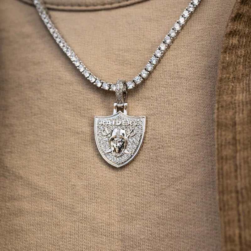 Adjustable - Length Turquoise - Inlaid Teardrop Pendant Necklace for TravelersLas Vegas Raiders Official NFL Micro Logo Pendant - White Gold Adjustable - Length Turquoise - Inlaid Teardrop Pendant Necklace for TravelersLas Vegas Raiders Official NFL Micro Logo Pendant - White Gold