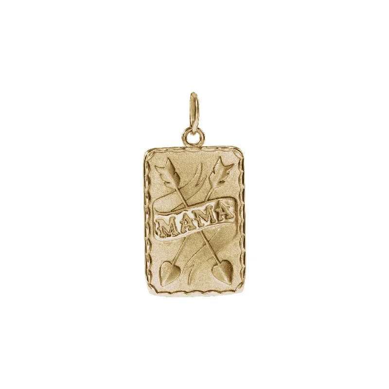 Antique - Inspired Filigree - Worked Cross Pendant Necklace for Religious CeremoniesMama Rectangular Pendant Antique - Inspired Filigree - Worked Cross Pendant Necklace for Religious CeremoniesMama Rectangular Pendant