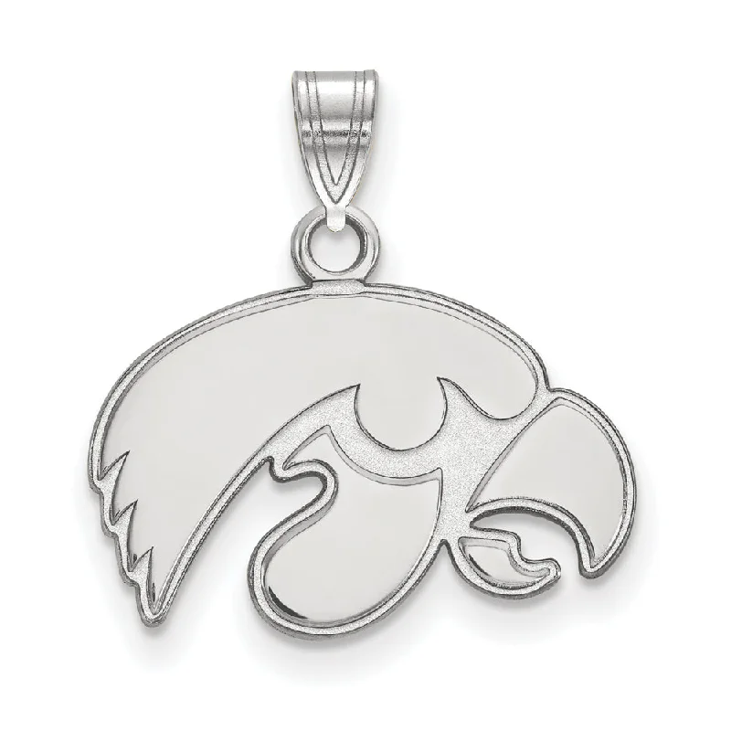 LED - Illuminated Moon Pendant Necklace for Nighttime EventsSterling Silver U. of Iowa Small Mascot Pendant LED - Illuminated Moon Pendant Necklace for Nighttime EventsSterling Silver U. of Iowa Small Mascot Pendant
