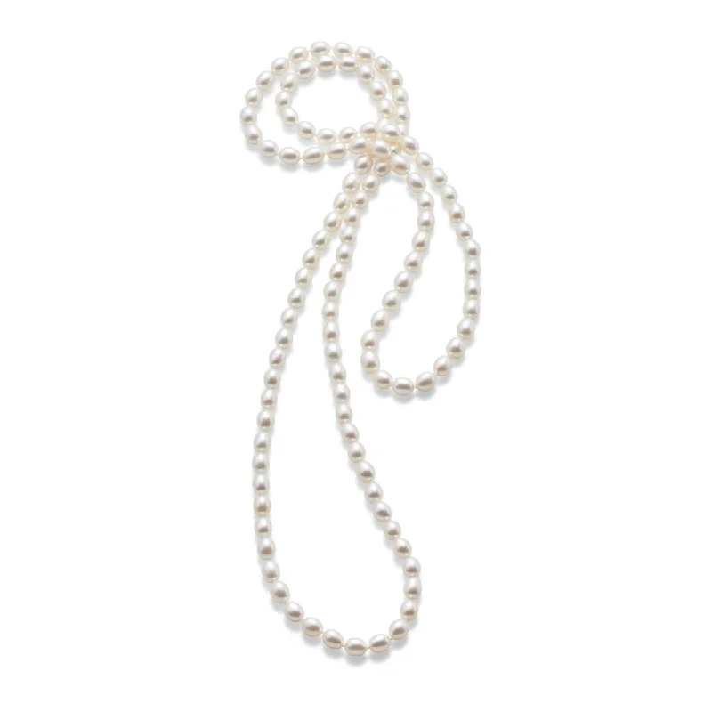 Heart - Shaped Garnet Pendant Necklace with a Pearl - Accented Chain for a Romantic Valentine's Day6mm Oval Baroque Pearl Rope Necklace Heart - Shaped Garnet Pendant Necklace with a Pearl - Accented Chain for a Romantic Valentine's Day6mm Oval Baroque Pearl Rope Necklace