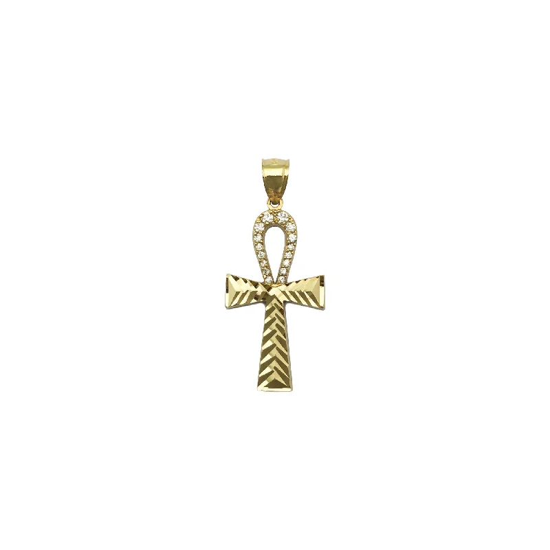 Enamel - Painted Owl Pendant in Vibrant Colors for a Playful LookPartially Iced Ankh Pendant (14K) Enamel - Painted Owl Pendant in Vibrant Colors for a Playful LookPartially Iced Ankh Pendant (14K)