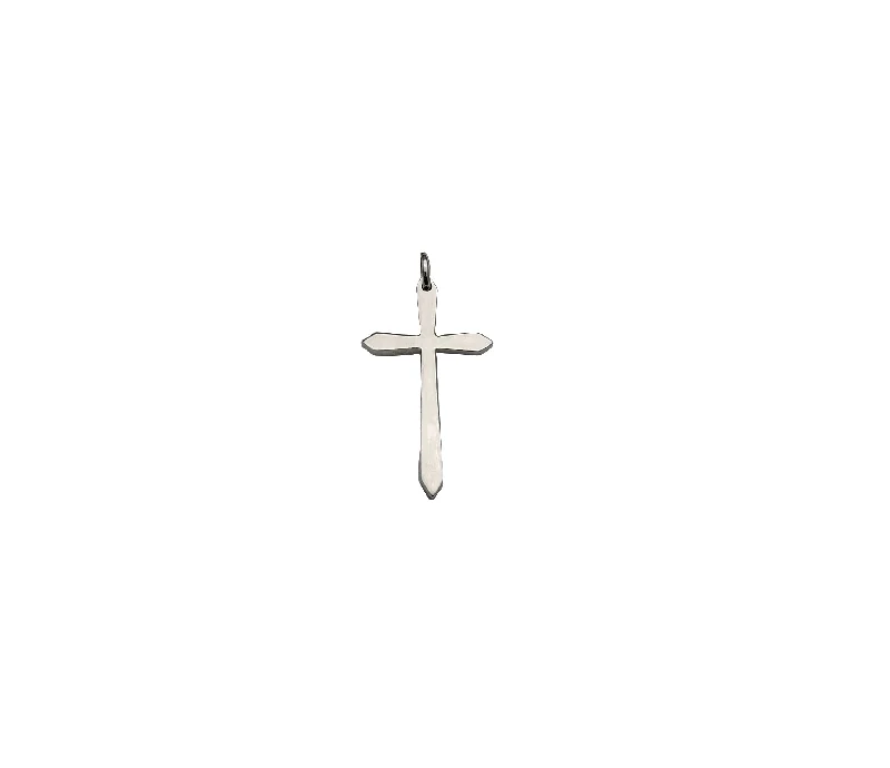 LED - Illuminated Moon Pendant Necklace for Nighttime EventsPlain Cross Pendant (Silver) LED - Illuminated Moon Pendant Necklace for Nighttime EventsPlain Cross Pendant (Silver)