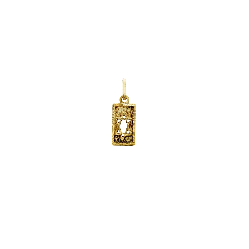 Glow - in - the - Dark Starry Sky Pendant for Nighttime AdventuresRectangular Star of David Pendant (14K) Glow - in - the - Dark Starry Sky Pendant for Nighttime AdventuresRectangular Star of David Pendant (14K)