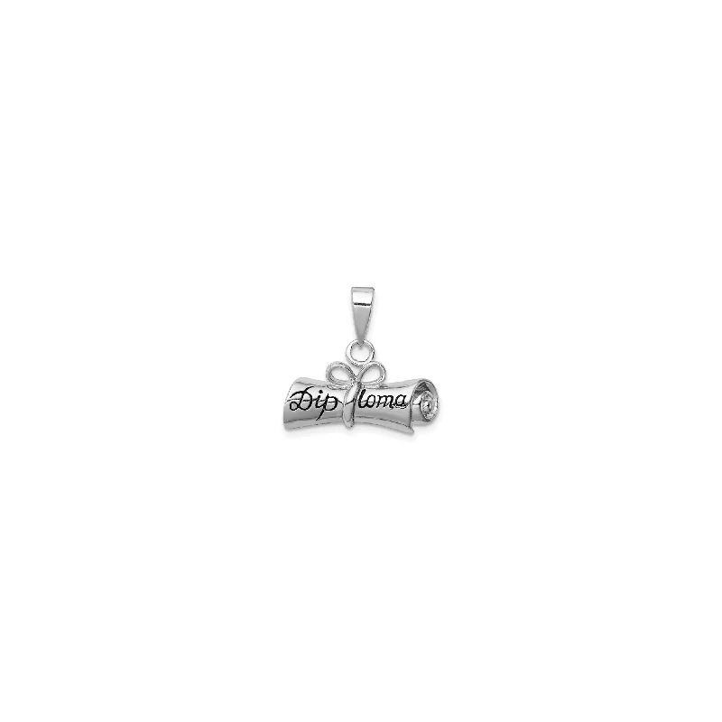 Hypoallergenic Stainless Steel Dog Tag Pendant Necklace for Active MenRolled-Up Diploma Pendant (Silver) Hypoallergenic Stainless Steel Dog Tag Pendant Necklace for Active MenRolled-Up Diploma Pendant (Silver)
