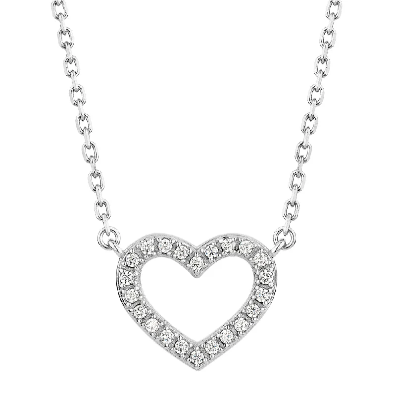 Double - Sided Pendant Necklace with a Photo Insert for Memory - KeepersRound Brilliant necklace with diamond simulants in sterling silver Double - Sided Pendant Necklace with a Photo Insert for Memory - KeepersRound Brilliant necklace with diamond simulants in sterling silver