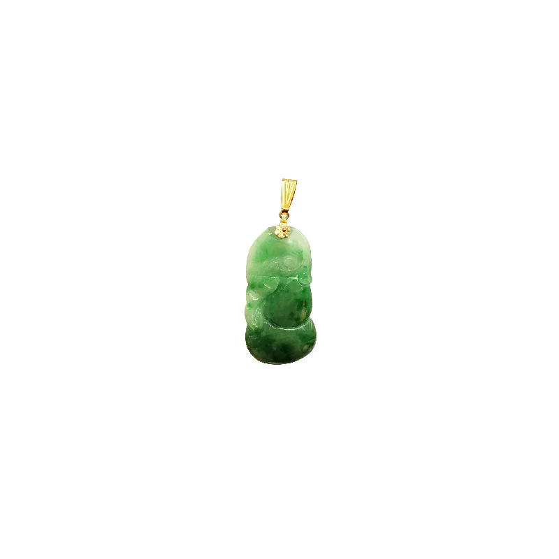 Retro - Inspired Art Deco - Patterned Pendant in Silver for Vintage Lovers【如意】Jade Ruyi Pendant (14K) Retro - Inspired Art Deco - Patterned Pendant in Silver for Vintage Lovers【如意】Jade Ruyi Pendant (14K)