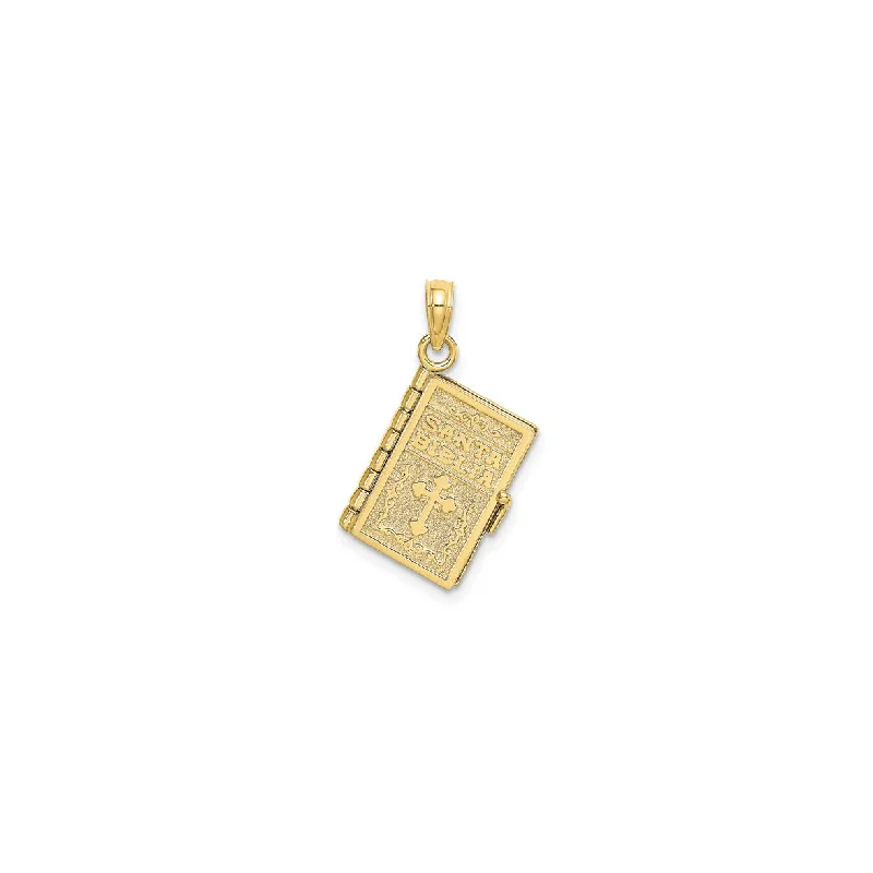 Hypoallergenic Stainless Steel Dog Tag Pendant Necklace for Active MenSanta Biblia Pendant (10K) Hypoallergenic Stainless Steel Dog Tag Pendant Necklace for Active MenSanta Biblia Pendant (10K)