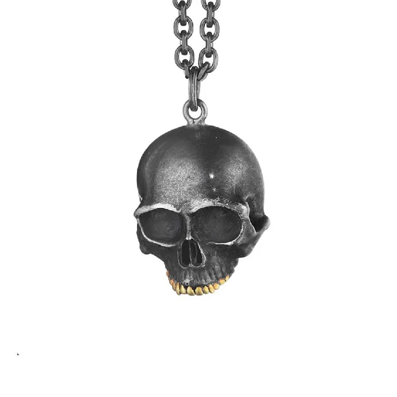 Statement - Making Large - Gemstone - Studded Geometric Pendant Necklace for Evening PartiesBlack Skull Pendant Necklace Statement - Making Large - Gemstone - Studded Geometric Pendant Necklace for Evening PartiesBlack Skull Pendant Necklace