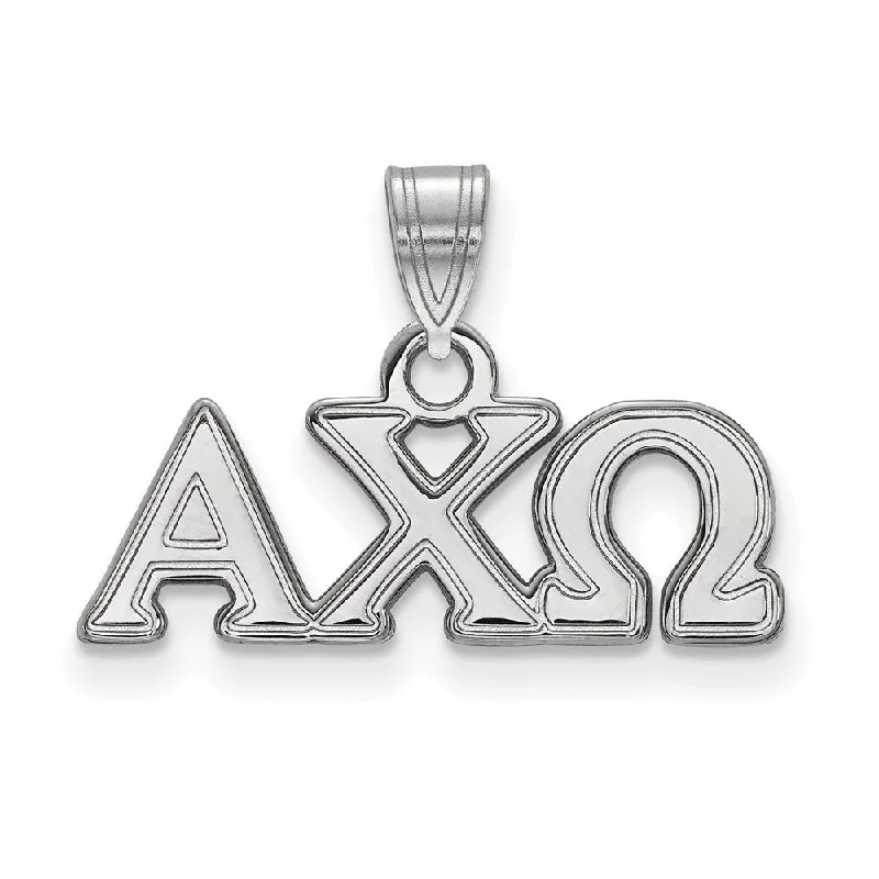 Dainty Gold - Plated Angel Wing Pendant Necklace for Sensitive Skin OwnersSterling Silver Alpha Chi Omega Small Greek Letters Pendant Dainty Gold - Plated Angel Wing Pendant Necklace for Sensitive Skin OwnersSterling Silver Alpha Chi Omega Small Greek Letters Pendant