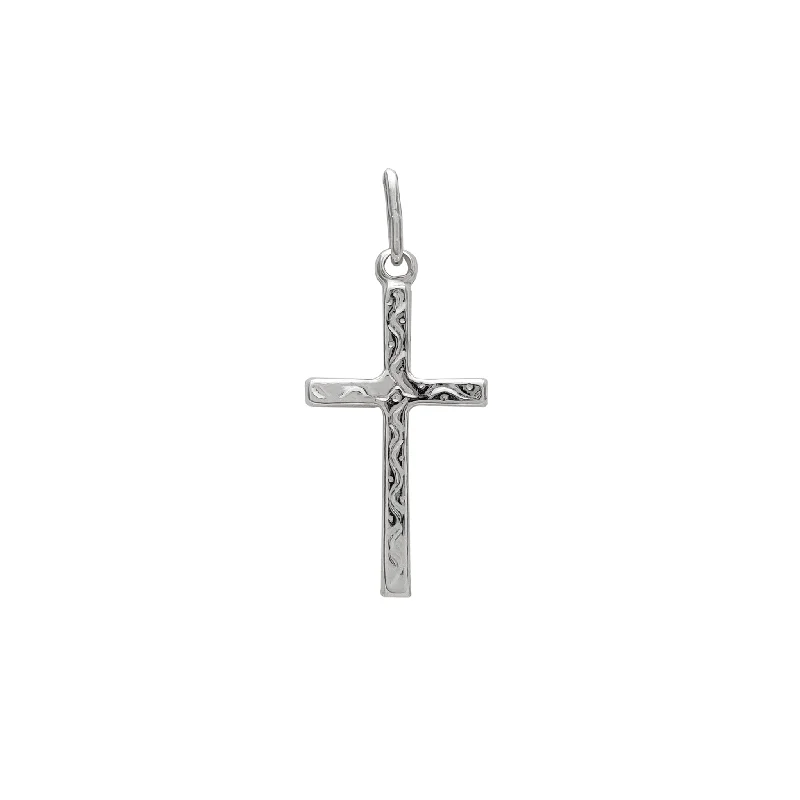 Zodiac Sign Pendant Necklace in Rose Gold for Astrology EnthusiastsTextured Cross Pendant (Silver) Zodiac Sign Pendant Necklace in Rose Gold for Astrology EnthusiastsTextured Cross Pendant (Silver)