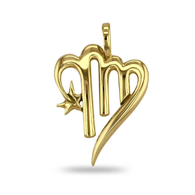 Heart - Shaped Garnet Pendant Necklace with a Pearl - Accented Chain for a Romantic Valentine's DayVirgo Zodiac Pendant Heart - Shaped Garnet Pendant Necklace with a Pearl - Accented Chain for a Romantic Valentine's DayVirgo Zodiac Pendant